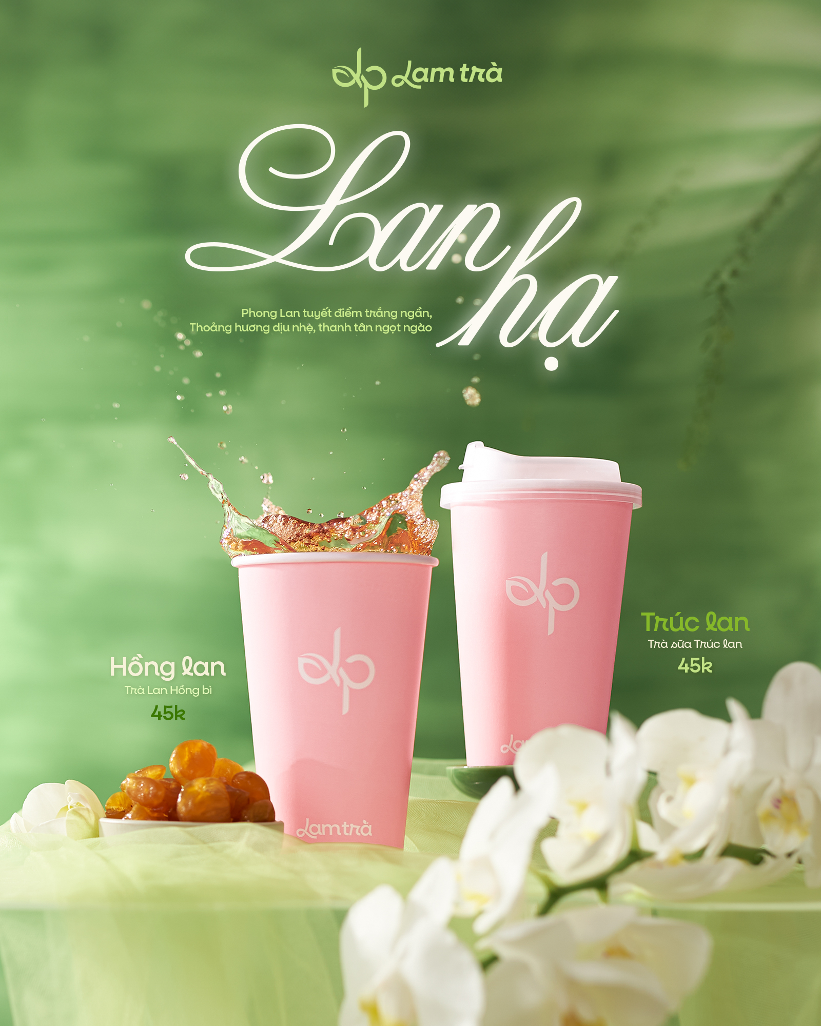 LAN HẠ GÓI CẢ MÙA HOA TRONG MỘT NGỤM TRÀ